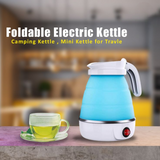 Foldable Electric Kettle 600ML – Compact Portable Travel Kettle with Adjustable Temperature Control for Boiling Water & Tea